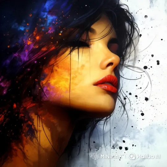 Dynamic Exploration of an Abstract Painting – AI Generated Video | Hailuo AI
