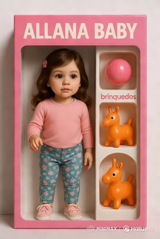 Allana Baby Doll Unboxing and Graceful Movement Display – AI Generated Video | Hailuo AI
