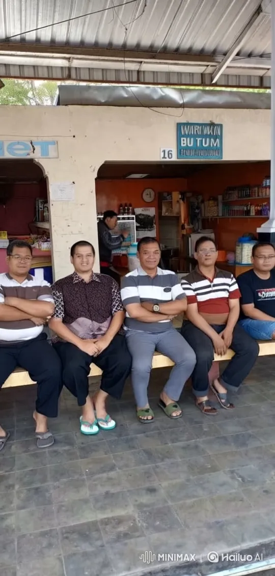 Five Men Display Kungfu Skills Outside 'Warung Makan Butum' – AI Generated Video | Hailuo AI