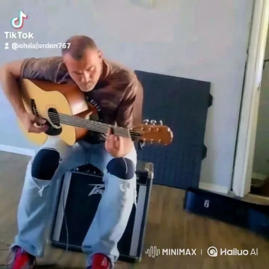 Guitarist Survives Earthquake, Fire, and Collapsing Building – AI Generated Video | Hailuo AI