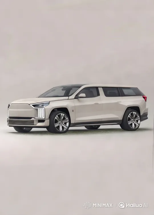 Sleek Beige SUV Showcases Elegance and Performance – AI Generated Video | Hailuo AI