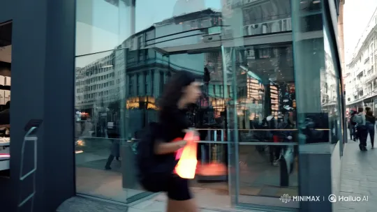 Modern Storefront and Vibrant Interior Display – AI Generated Video | Hailuo AI