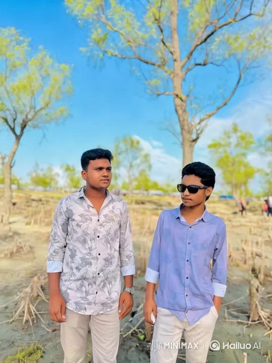 Two Men Share Intimate Kiss in Serene Nature – AI Generated Video | Hailuo AI