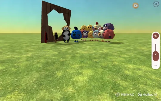 Panda Escapes, Friends Scatter as Shrek Appears – AI Generated Video | Hailuo AI