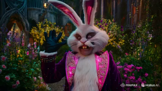 Surreal Easter Bunny Melts in Gothic Garden – AI Generated Video | Hailuo AI
