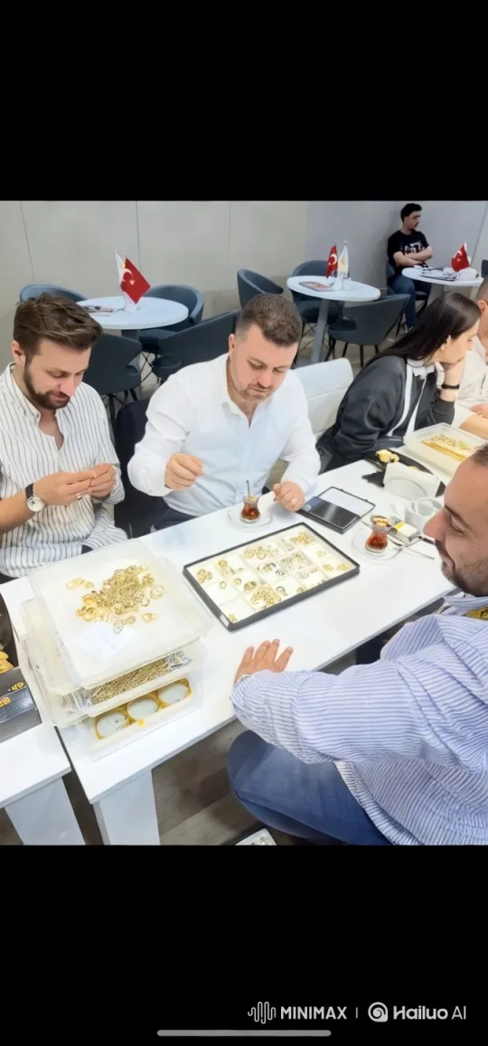 Turkish Gold Rings Examination in Modern Setting – AI Generated Video | Hailuo AI