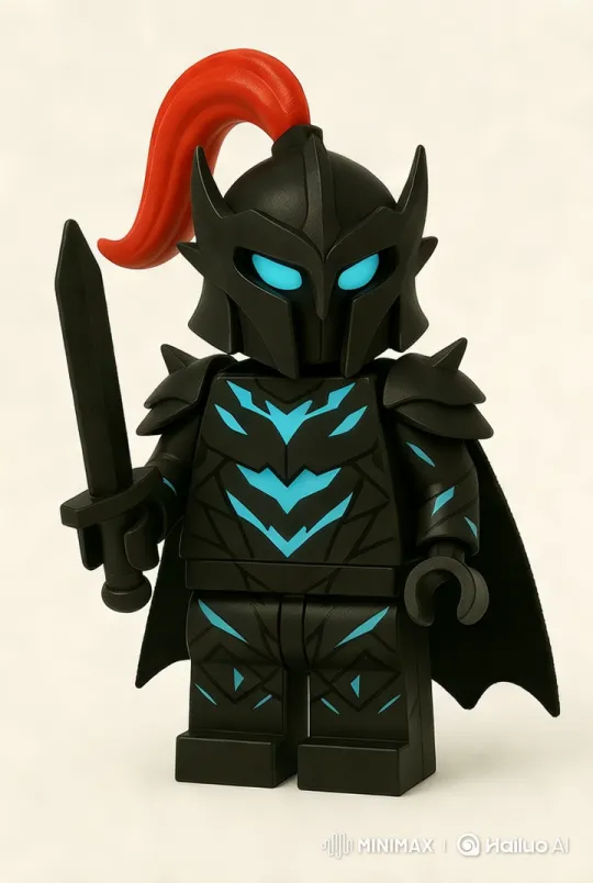 LEGO Knight in Dynamic Sword Battle – AI Generated Video | Hailuo AI