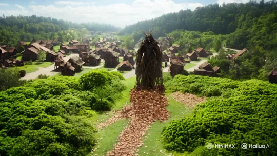 Village's Desolation: Ivera's Unleashed Power – AI Generated Video | Hailuo AI