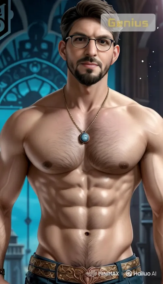 Muscular Man Showcases Kung Fu Skills Against Elegant Architecture – AI Generated Video | Hailuo AI