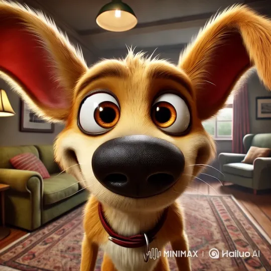 Cartoon Dog Celebrates Easter in Flower Field – AI Generated Video | Hailuo AI
