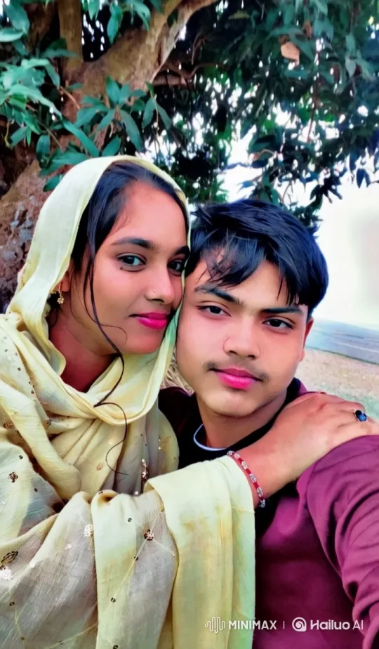 Couple's Intimate Moment Under a Tree – AI Generated Video | Hailuo AI