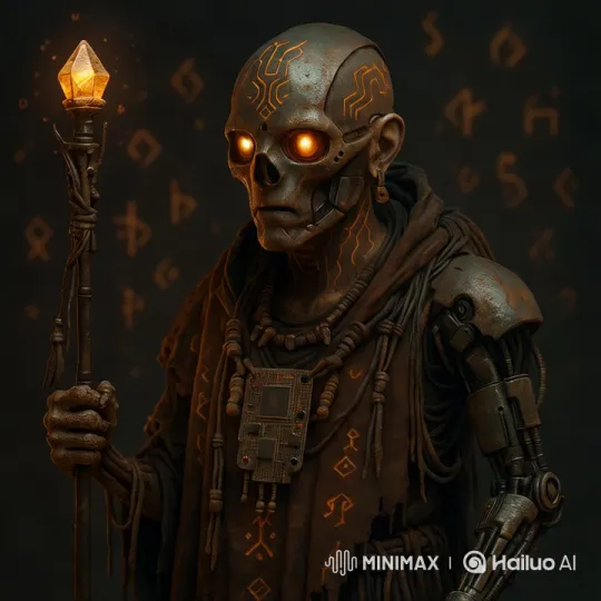 Shaman Conjures Mystical Energy with Digital Magic – AI Generated Video | Hailuo AI