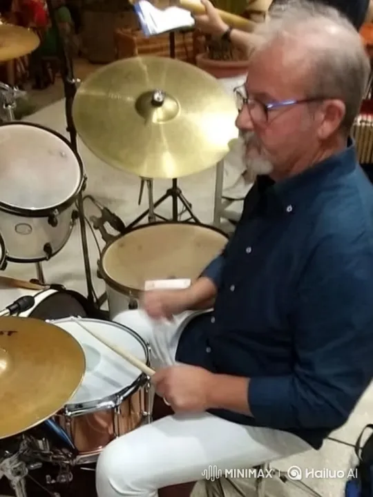 Drummer's High-Energy Rock Performance – AI Generated Video | Hailuo AI