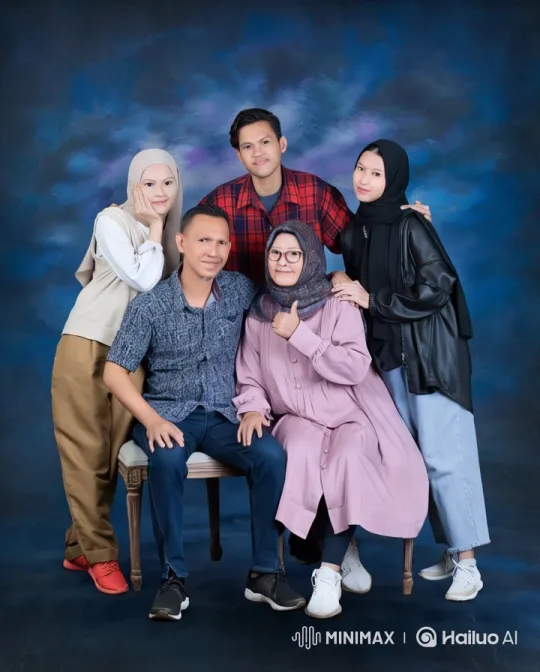 Family Portrait: A Study in Harmony and Style – AI Generated Video | Hailuo AI
