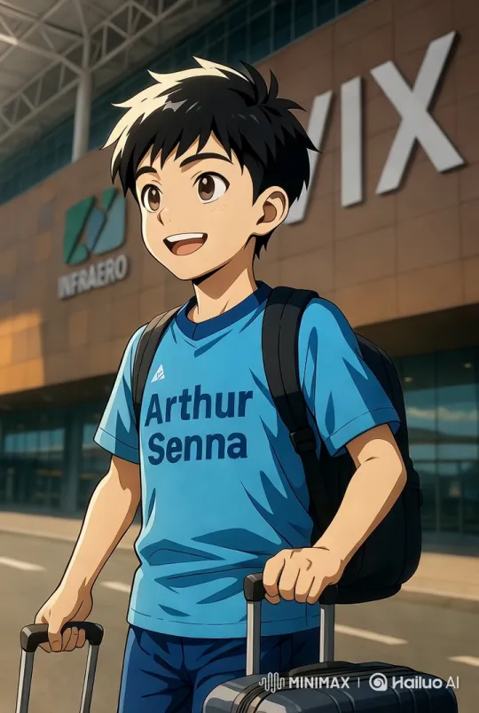 Arthur Heads to VIX Airport for Joga 3 Journey – AI Generated Video | Hailuo AI