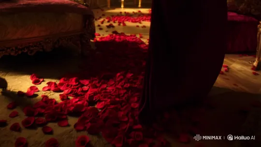 Opulent Chamber with Languid Figure in Romantic Ambiance – AI Generated Video | Hailuo AI