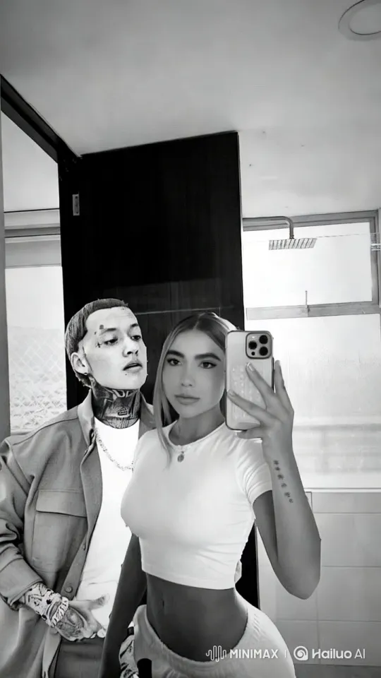 Boy and Girl Share Intimate Moment in Mirror – AI Generated Video | Hailuo AI
