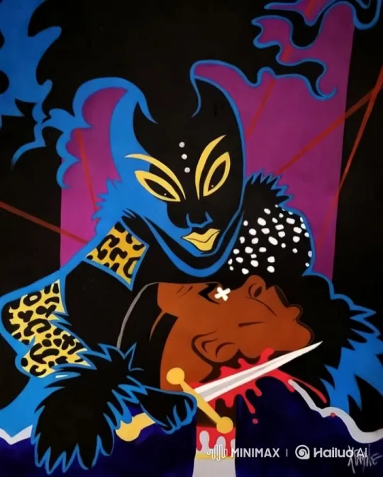 Chiquita's Intense Stabbing Scene with Dramatic Aesthetic – AI Generated Video | Hailuo AI
