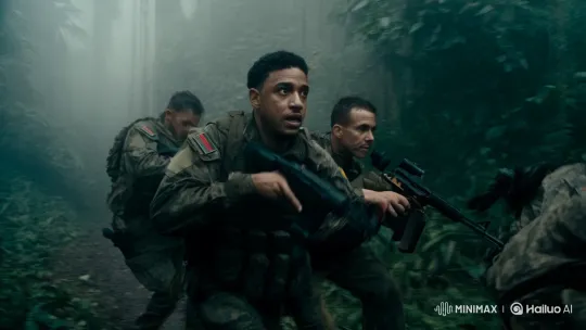 Guerrilla Squad Advances Through Mysterious Jungle Warfare – AI Generated Video | Hailuo AI