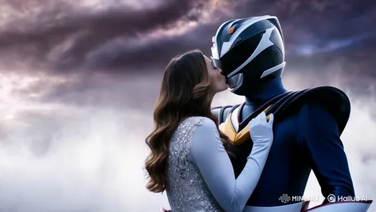 Romantic Kiss Triggers Ranger's Ethereal Transformation – AI Generated Video | Hailuo AI