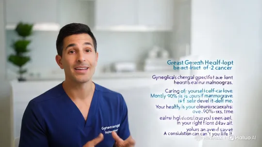 Expert Gynecologist Advocates for Women's Breast Health – AI Generated Video | Hailuo AI
