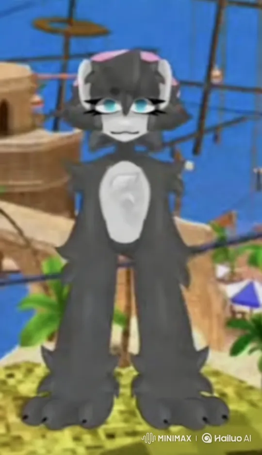 Anthropomorphic Character in Vibrant Amusement Park Setting – AI Generated Video | Hailuo AI
