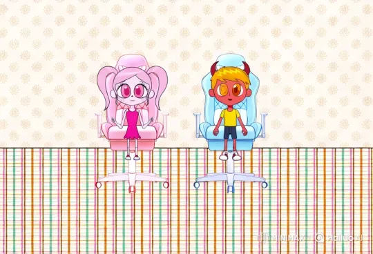 Vibrant Animated Characters in Colorful Room Setting – AI Generated Video | Hailuo AI