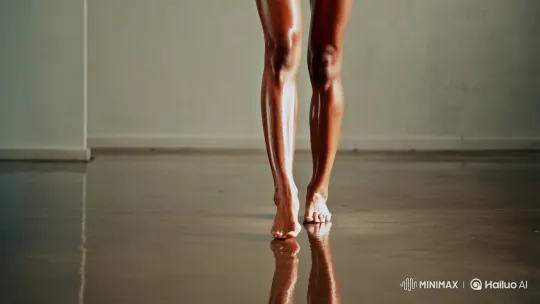 Athletic Woman Exudes Power and Allure Post-Workout – AI Generated Video | Hailuo AI