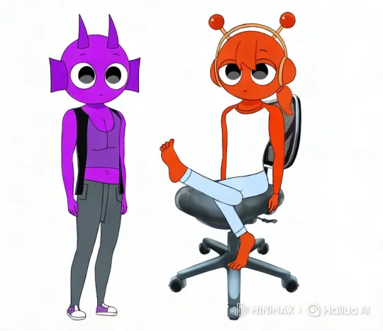 Animated Characters Explore Sensory Interaction – AI Generated Video | Hailuo AI