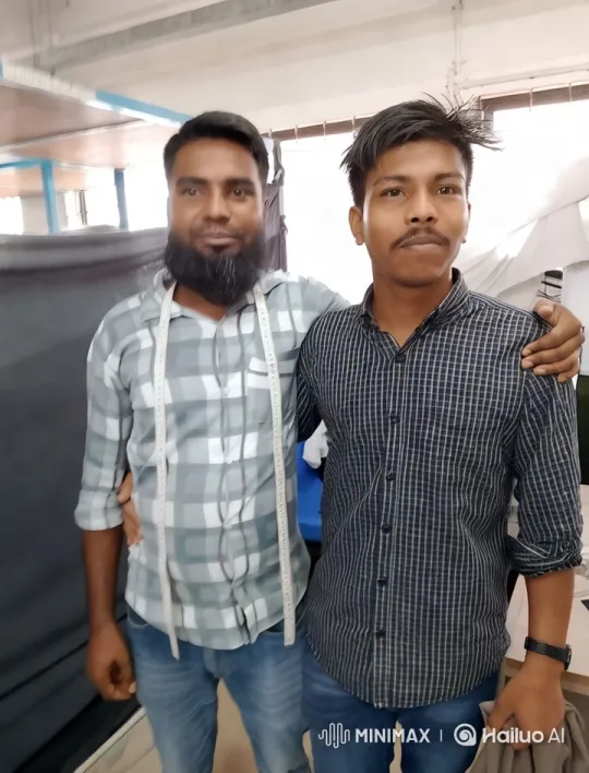Intimate Embrace of Two Men in Casual Setting – AI Generated Video | Hailuo AI