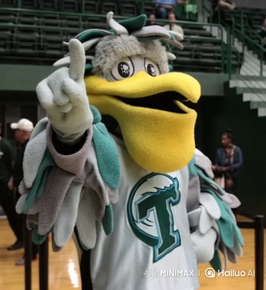 Bird Mascot Costumed Reveal Transition – AI Generated Video | Hailuo AI