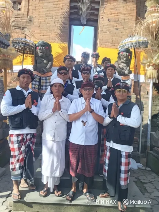 Traditional Dance Celebration in Front of Ancient Structure – AI Generated Video | Hailuo AI