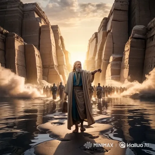 Dramatic Journey Through Ancient Canyon in Live2D – AI Generated Video | Hailuo AI