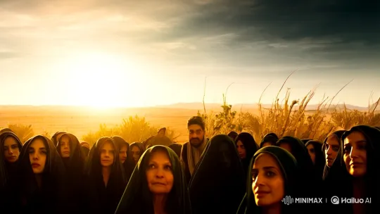 The Mahdi and Jesus Confront Chaos in a Theological Epic – AI Generated Video | Hailuo AI