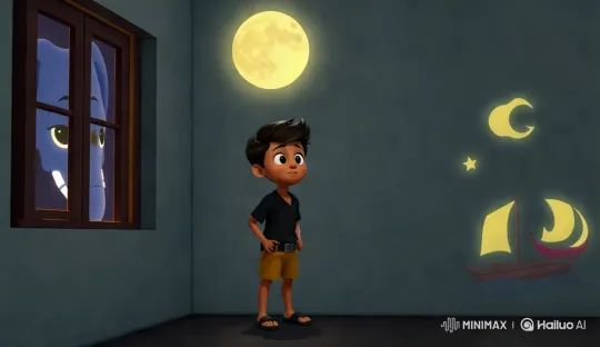 Boy Witnesses Magical Paintings Come Alive – AI Generated Video | Hailuo AI