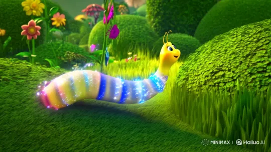 Lelé's Colorful Journey Through a Magical Garden – AI Generated Video | Hailuo AI