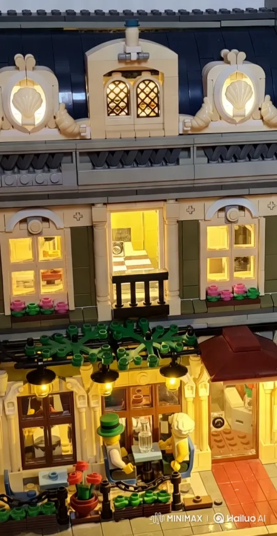 LEGO Café: Aesthetic Terrace and Charming Service – AI Generated Video | Hailuo AI