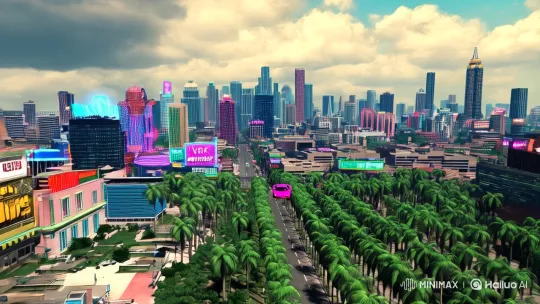 Vice City's High-Stakes Drama in GTA VI Trailer – AI Generated Video | Hailuo AI