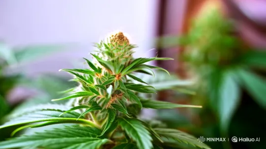 Aesthetic Growth: Marijuana Plant's Mesmerizing Dance – AI Generated Video | Hailuo AI