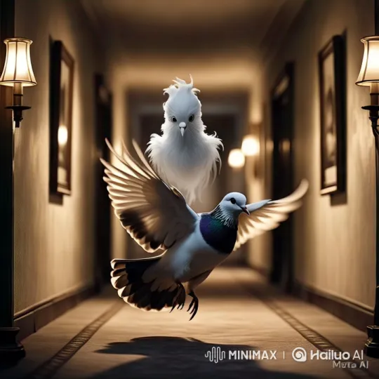 Dove Escape and Cemetery Chase in Halloween Short Film – AI Generated Video | Hailuo AI