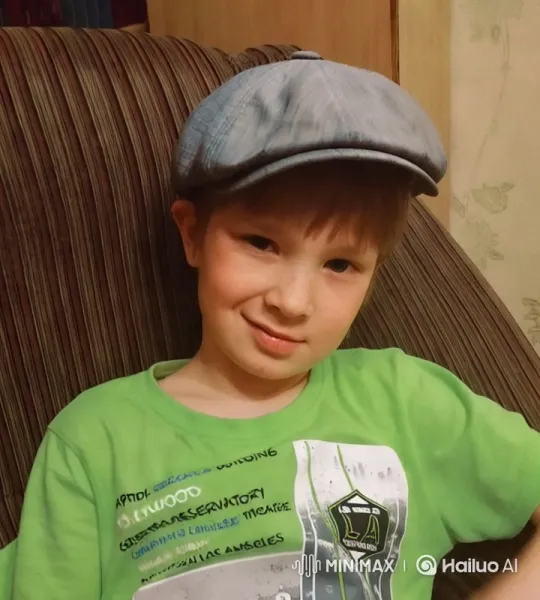 Young Boy in Cozy Setting Discusses Fate – AI Generated Video | Hailuo AI
