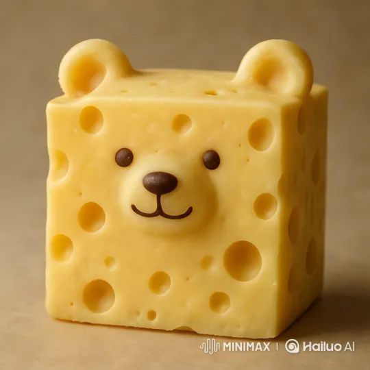 Cheese Bear Comes to Life with Whimsical Animation – AI Generated Video | Hailuo AI