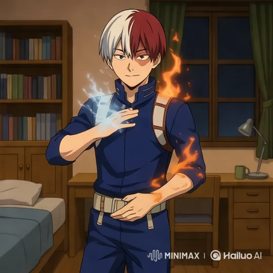 Character Showcases Ice and Fire Powers with Attitude – AI Generated Video | Hailuo AI