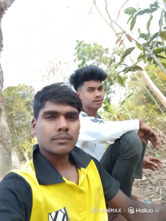 Young Men Share Intimate Moment in Nature – AI Generated Video | Hailuo AI