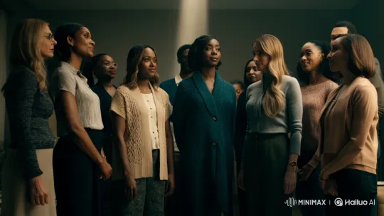 High Aesthetic Film Clip: Unity and Hope in a Self-Help Group – AI Generated Video | Hailuo AI