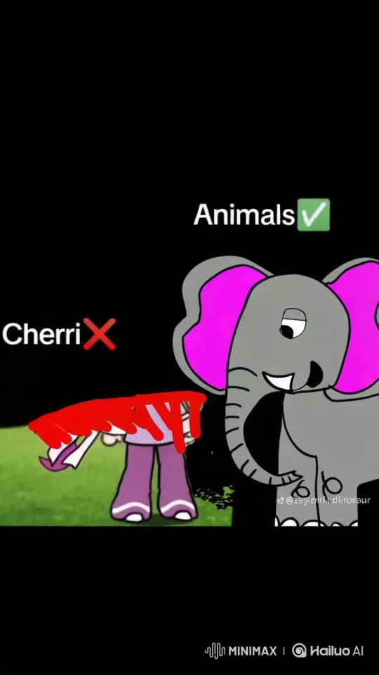 Dancing Characters: Purple Legs & Cartoon Elephant – AI Generated Video | Hailuo AI