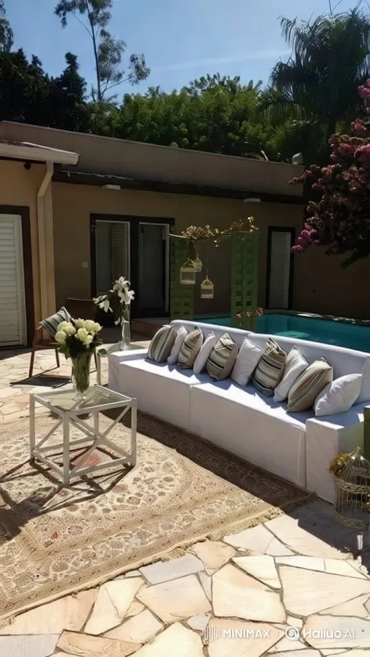 Stylish Patio Party with Vibrant Atmosphere – AI Generated Video | Hailuo AI