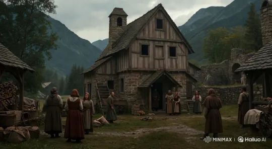 Medieval Village Life: A Realistic, Immersive Journey – AI Generated Video | Hailuo AI