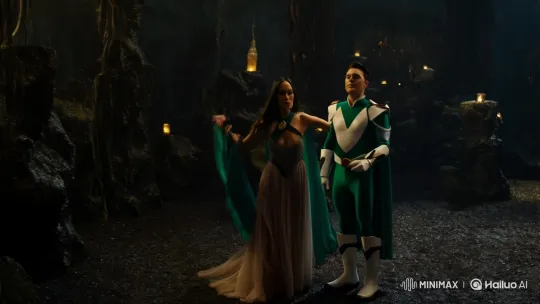 Megan Fox Enchants in Dramatic, Mysterious Realm – AI Generated Video | Hailuo AI