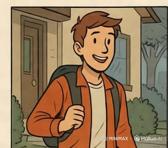 Dynamic Tracking Shot of Animated Young Man – AI Generated Video | Hailuo AI